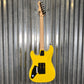 ESP LTD GL-200MT George Lynch Yellow Tiger Stripe Graphic Guitar LGL200MT #1406 Used