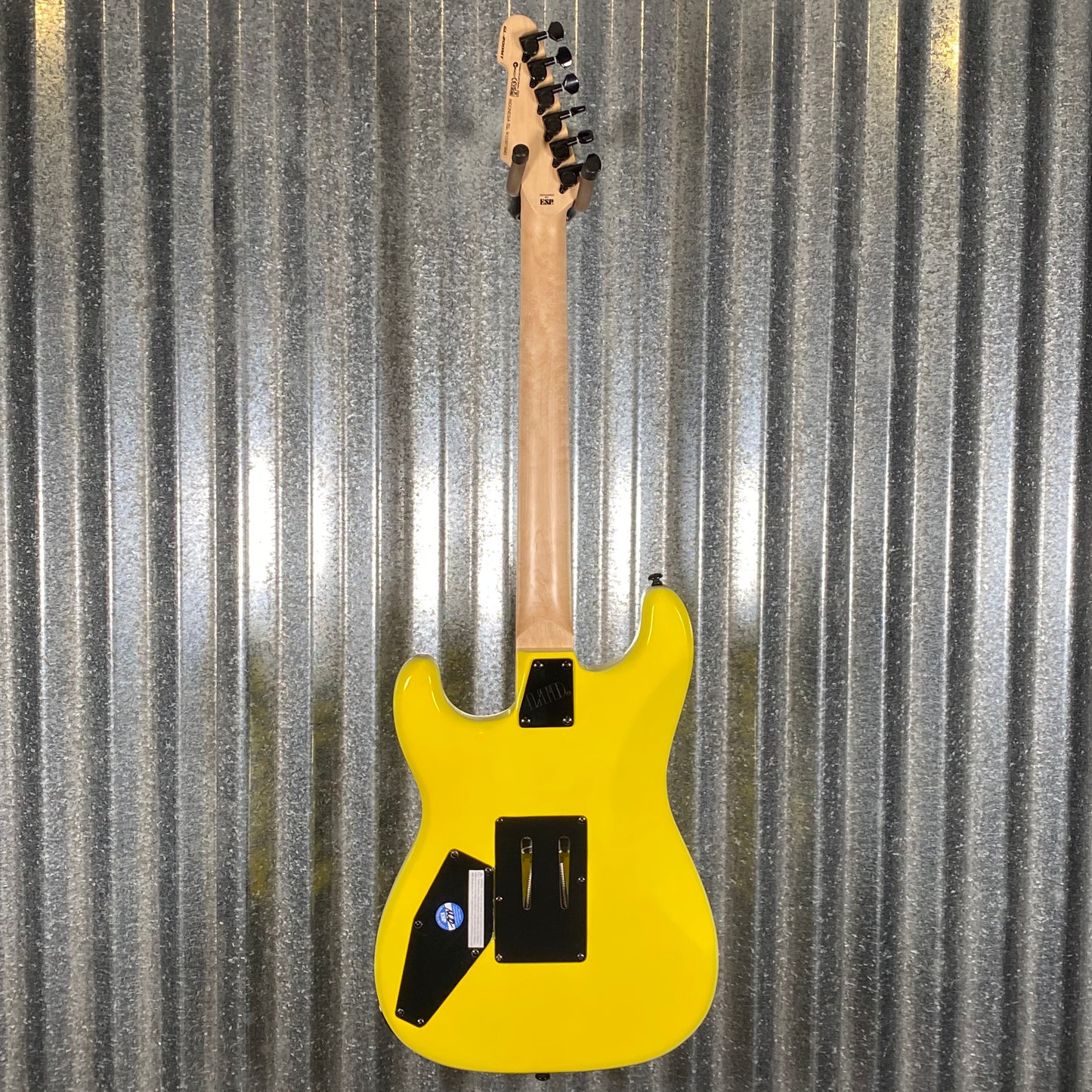 ESP LTD GL-200MT George Lynch Yellow Tiger Stripe Graphic Guitar LGL200MT #3045 Used