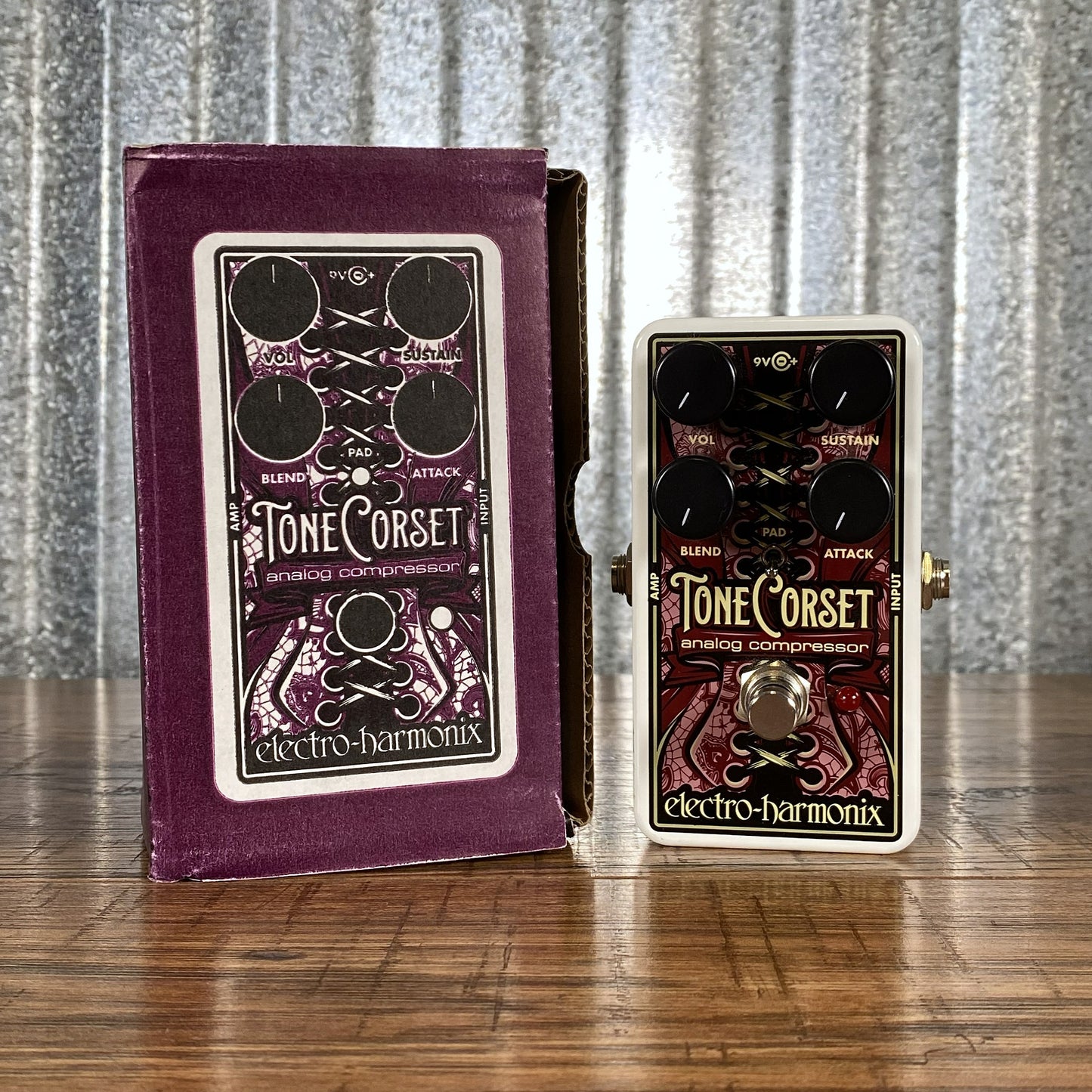 Electro-Harmonix EHX Tone Corset Analog Compressor Guitar Effect Pedal Demo
