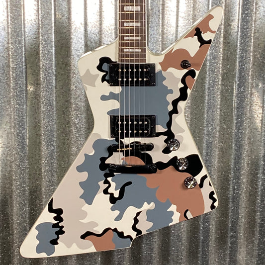 Westcreek Guitars Revenge Explorer Style Camo #0113 Used