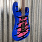 Westcreek Guitars Aetheris Superstrat Blue Tiger Guitar #0244 Used