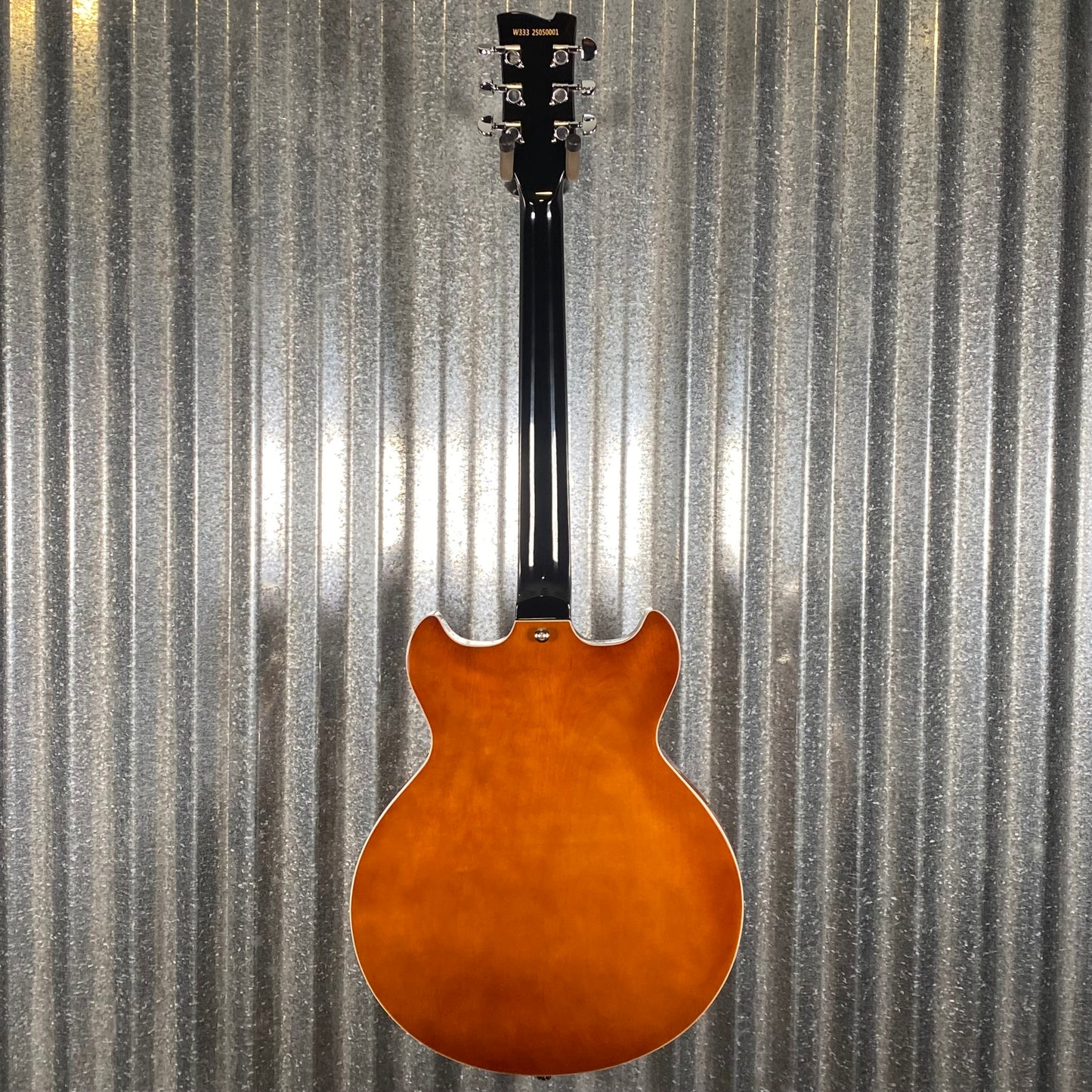Westcreek Guitars 333 Semi Hollow Body Double Cutaway Amber Brown #0001 Used