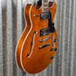 Westcreek Guitars 333 Semi Hollow Body Double Cutaway Amber Brown #0001 Used