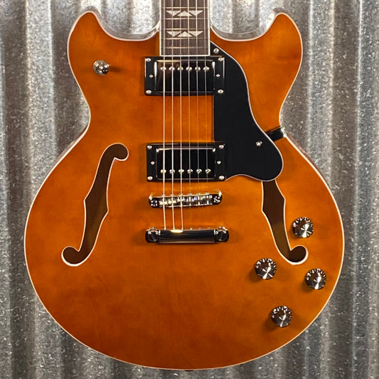 Westcreek Guitars 333 Semi Hollow Body Double Cutaway Amber Brown #0001 Used