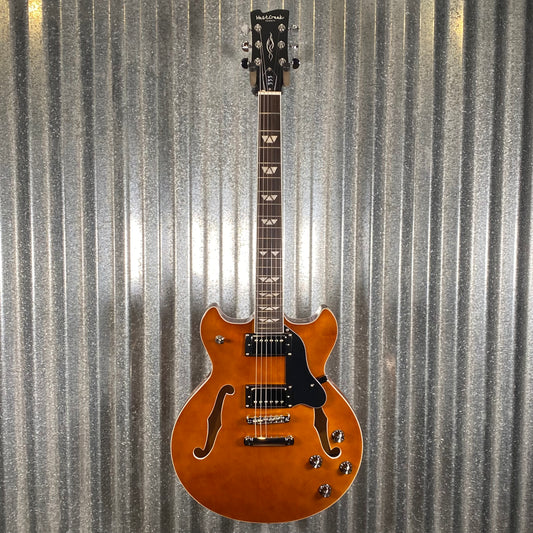 Westcreek Guitars 333 Semi Hollow Body Double Cutaway Amber Brown #0001 Used