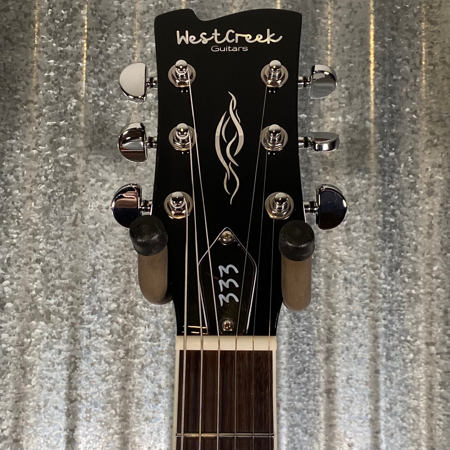 Westcreek Guitars 333 Semi Hollow Body Double Cutaway Amber Brown #0001 Used