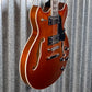 Westcreek Guitars 333 Semi Hollow Body Double Cutaway Amber Brown #0120 Used