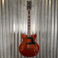 Westcreek Guitars 333 Semi Hollow Body Double Cutaway Amber Brown #0120 Used