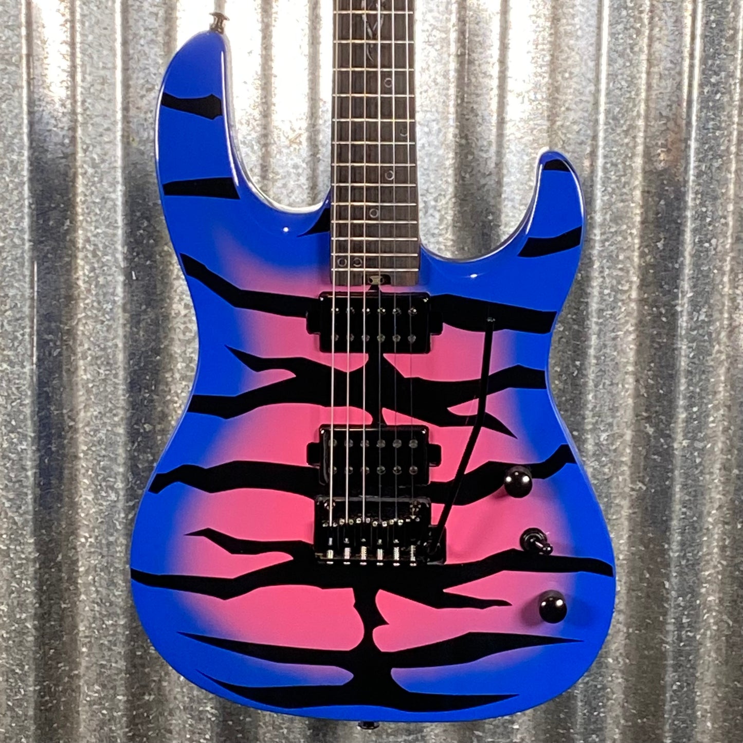 Westcreek Guitars Aetheris Superstrat Blue Tiger Guitar #0289 Used