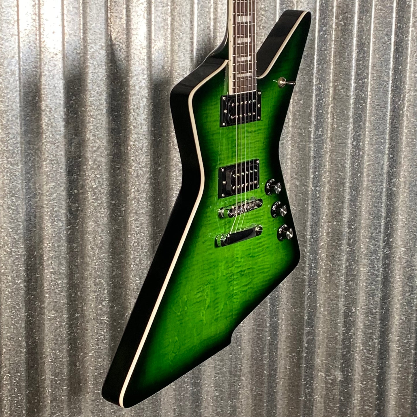 Westcreek Guitars Revenge Explorer Style Green #0014 Used