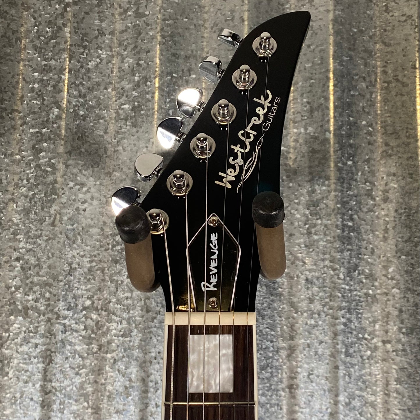 Westcreek Guitars Revenge Explorer Style Green #0014 Used