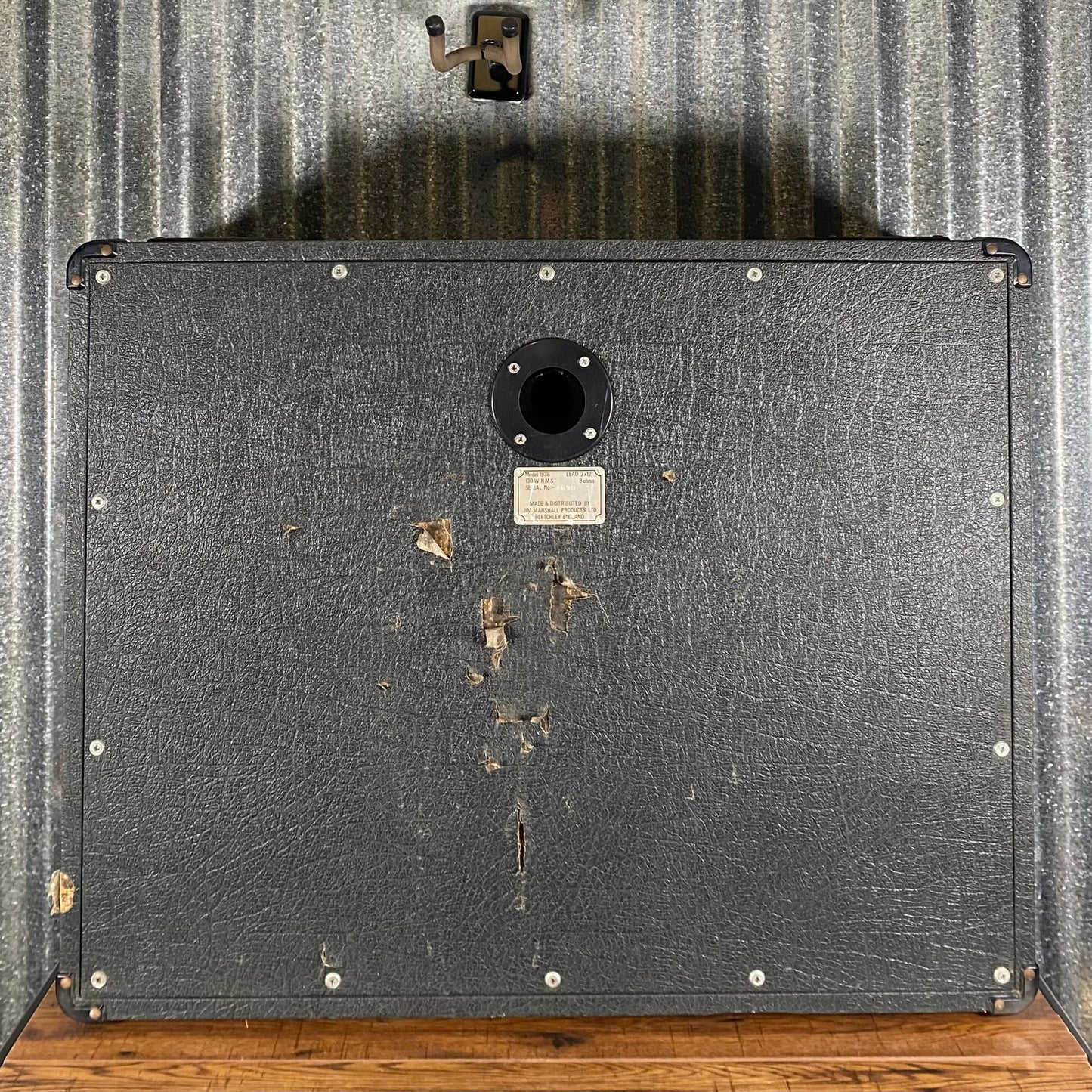 Marshall UK JCM 800 1936 2x12 Guitar Amp Extension Speaker Cabinet 8 Ohm Used