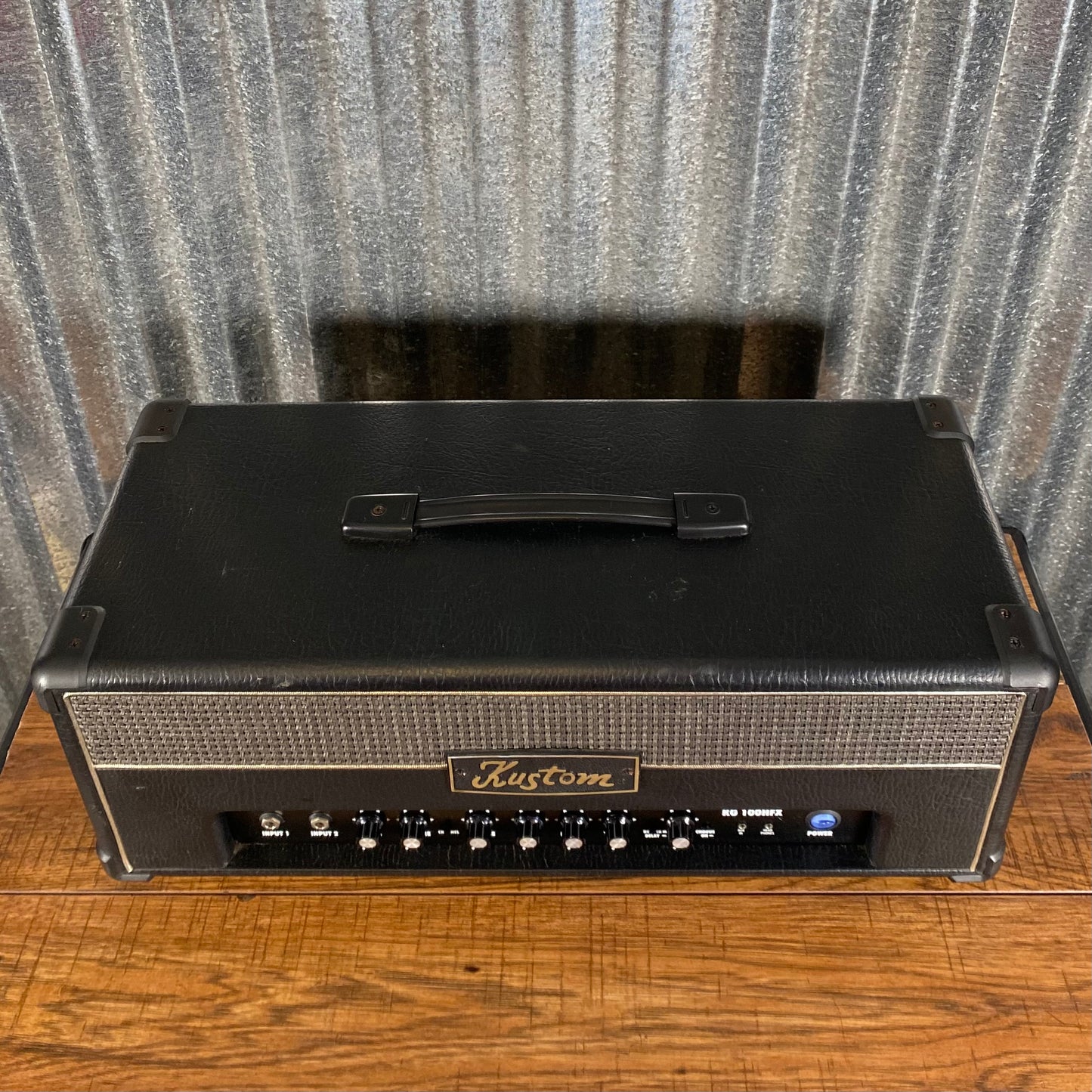 Kustom KG100HFX 2 Channel 100 Watt Reverb Delay Chorus Guitar Amplifier Head Used