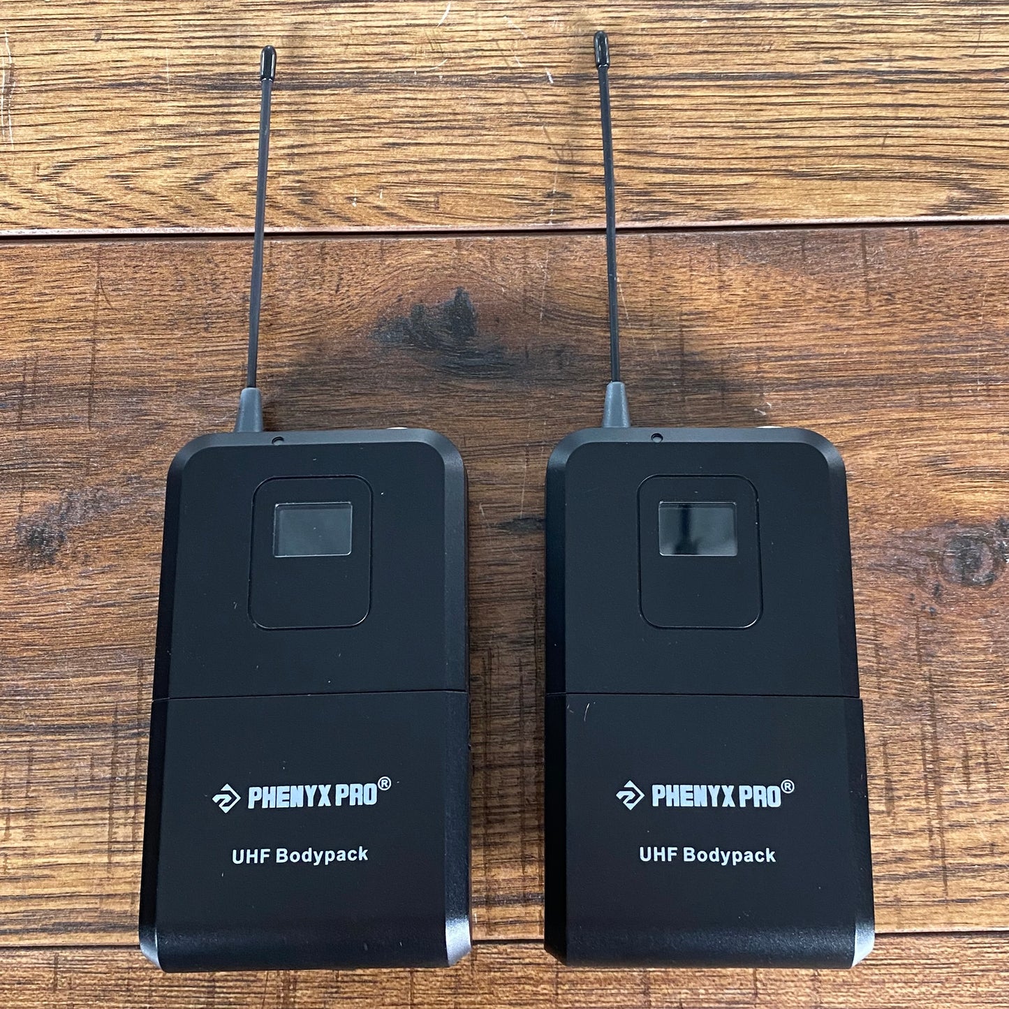 Phenyx Pro PTU-71-2B Dual UHF Wireless Microphone Body Back System Open Box