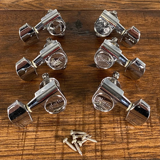 CF Martin Acoustic Guitar Sealed Tuning Machines 3x3 Chrome Used
