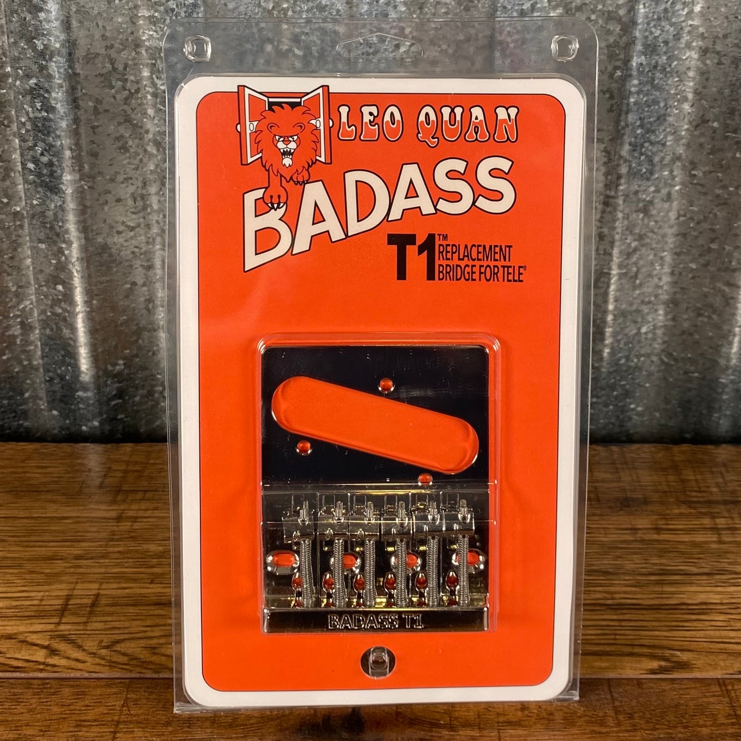 Leo Quan Badass T1 Telecaster Style Guitar Bridge Nickel TB-5101-001