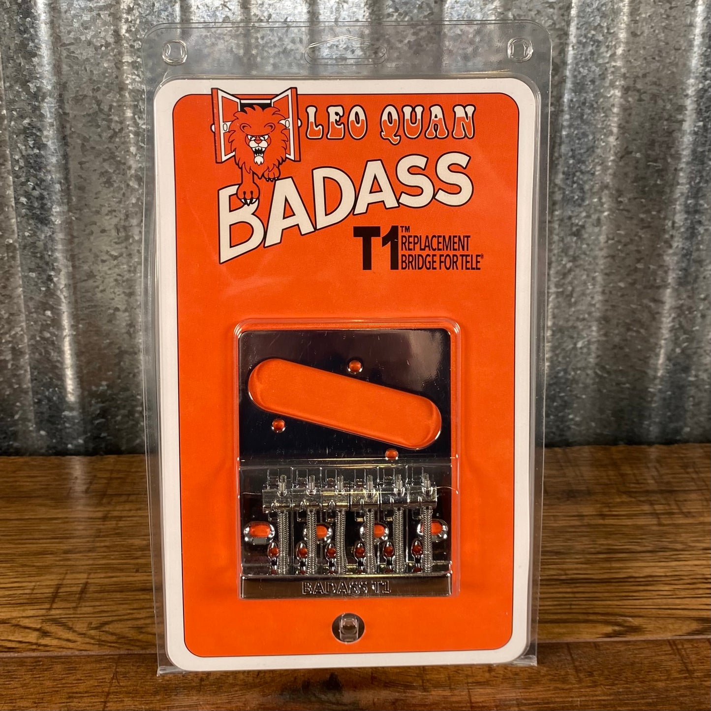 Leo Quan Badass T1 Telecaster Style Guitar Bridge Chrome TB-5101-010