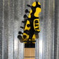 ESP LTD GL-200MT George Lynch Yellow Tiger Stripe Graphic Guitar LGL200MT #0262 Used