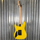 ESP LTD GL-200MT George Lynch Yellow Tiger Stripe Graphic Guitar LGL200MT #0761 Used
