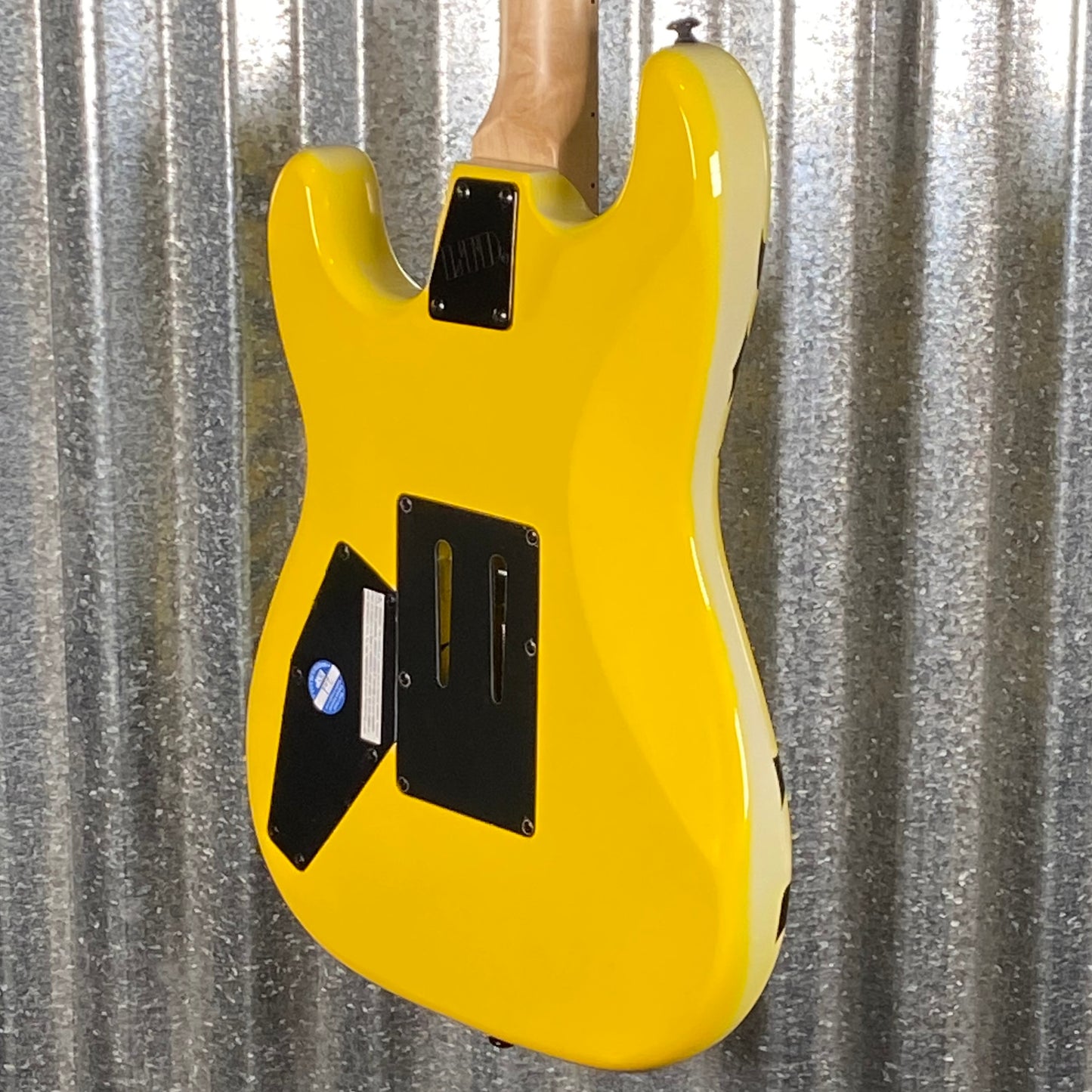 ESP LTD GL-200MT George Lynch Yellow Tiger Stripe Graphic Guitar LGL200MT #0329 Used