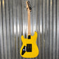 ESP LTD GL-200MT George Lynch Yellow Tiger Stripe Graphic Guitar LGL200MT #0329 Used