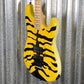 ESP LTD GL-200MT George Lynch Yellow Tiger Stripe Graphic Guitar LGL200MT #0329 Used