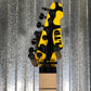 ESP LTD GL-200MT George Lynch Yellow Tiger Stripe Graphic Guitar LGL200MT #0329 Used
