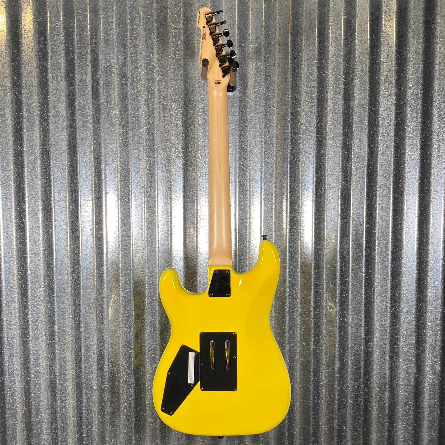 ESP LTD GL-200MT George Lynch Yellow Tiger Stripe Graphic Guitar LGL200MT #2503 Used