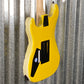 ESP LTD GL-200MT George Lynch Yellow Tiger Stripe Graphic Guitar LGL200MT #1405 Used