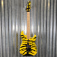 ESP LTD GL-200MT George Lynch Yellow Tiger Stripe Graphic Guitar LGL200MT #1405 Used
