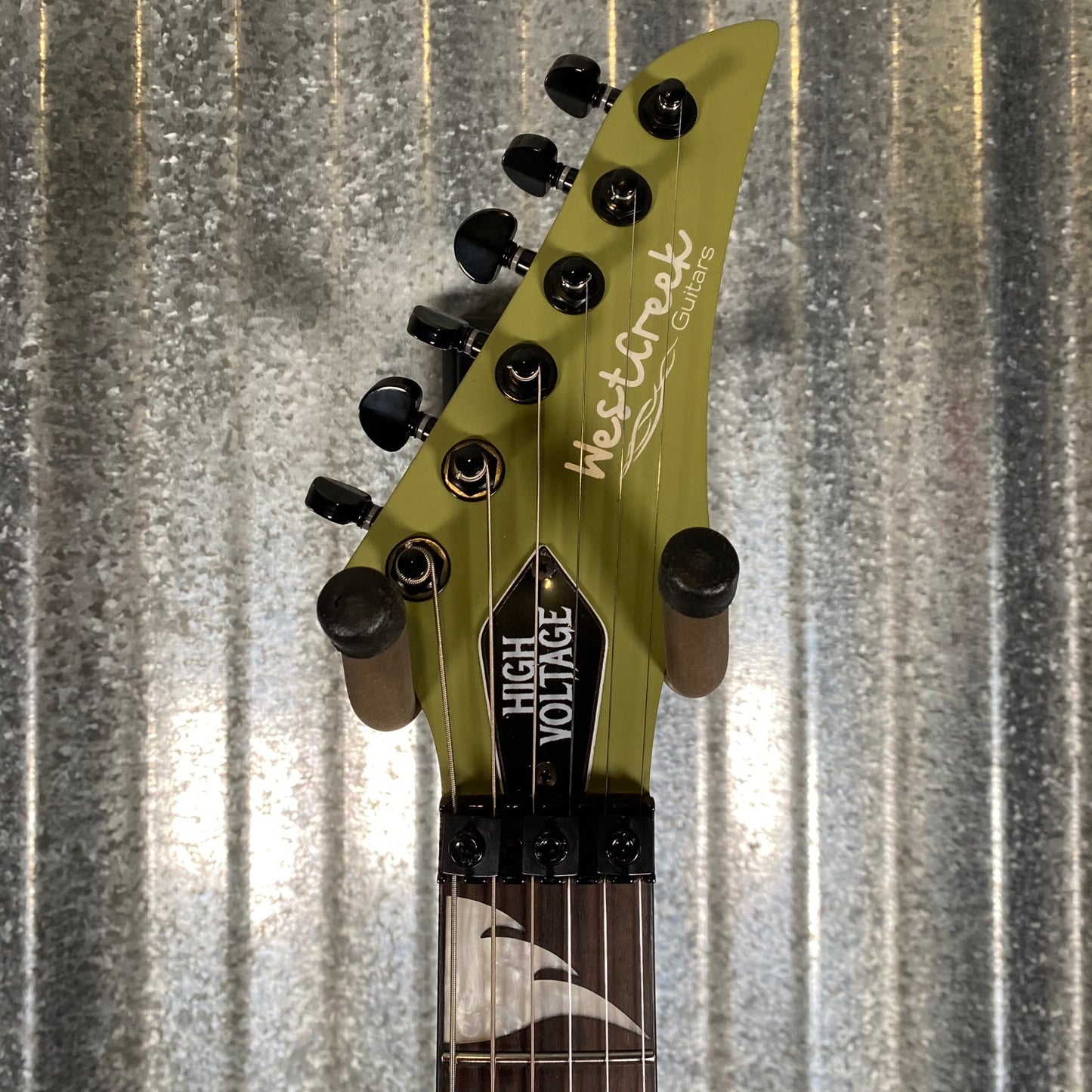 Westcreek Guitars High Voltage FR Floyd Rose Green #0166 Used
