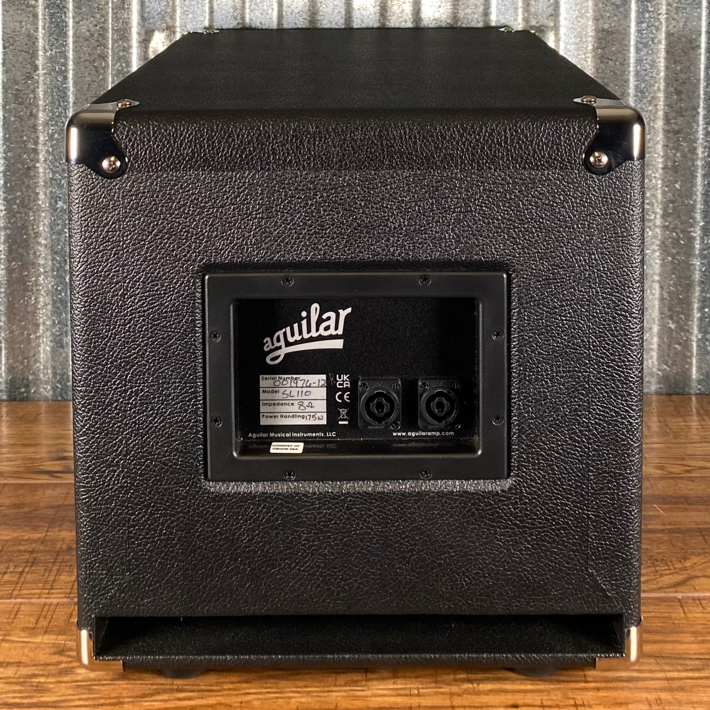 Aguilar SL1108 Super Lightweight 1x10" Bass Speaker Cabinet 8 Ohm Black B Stock