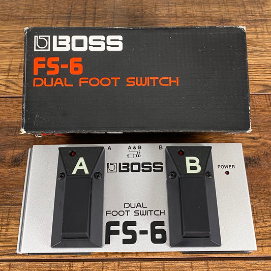 Boss FS-6 Dual Foot Switch Controller Guitar Bass Keyboard Effect Pedal Used