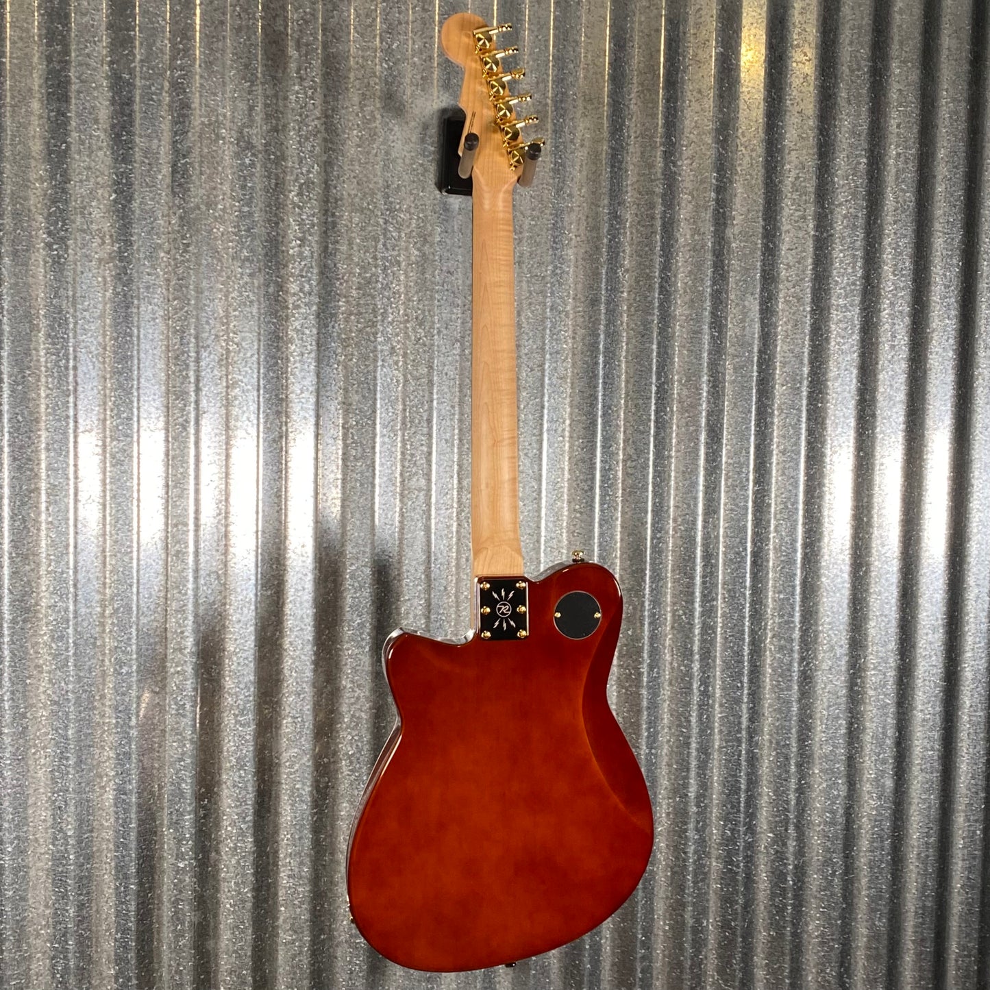 Reverend Charger RA FM Coffee Burst Flame Guitar #65928