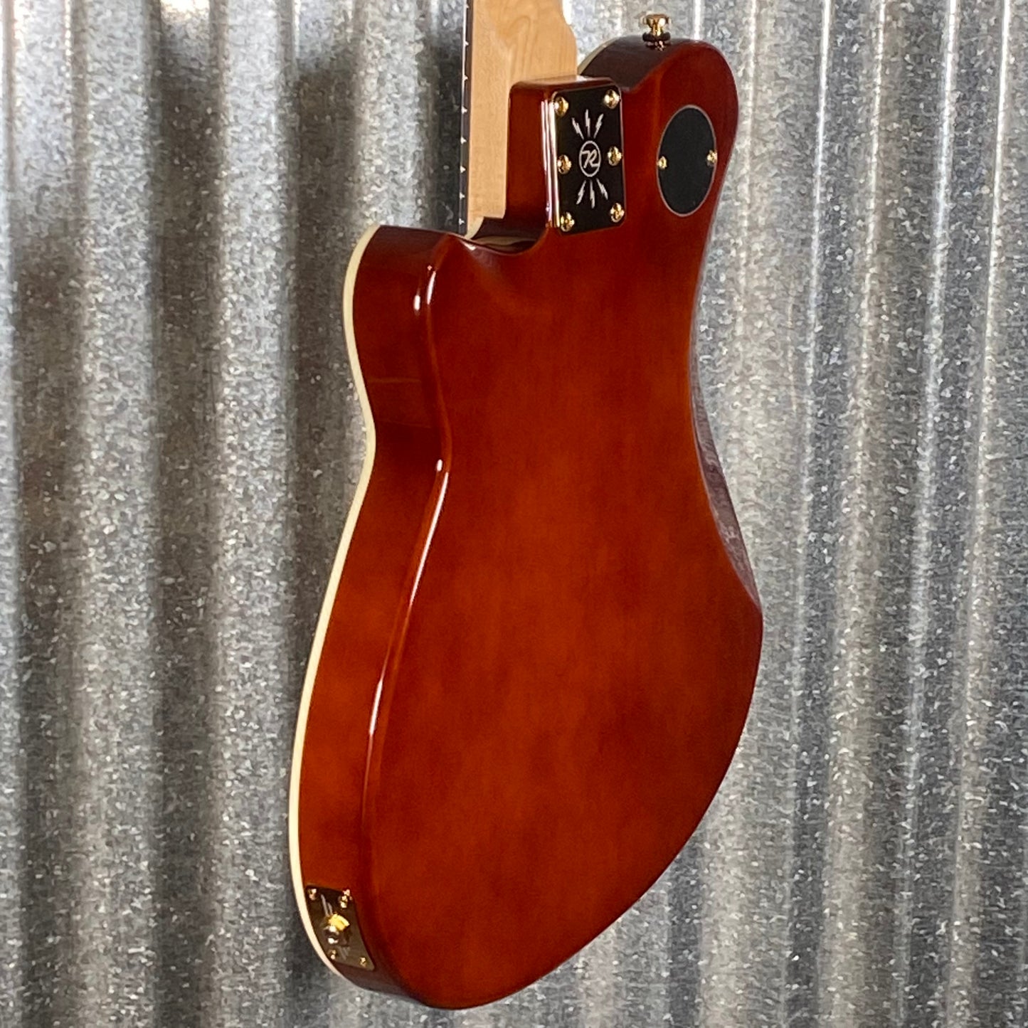 Reverend Charger RA FM Coffee Burst Flame Guitar #65928