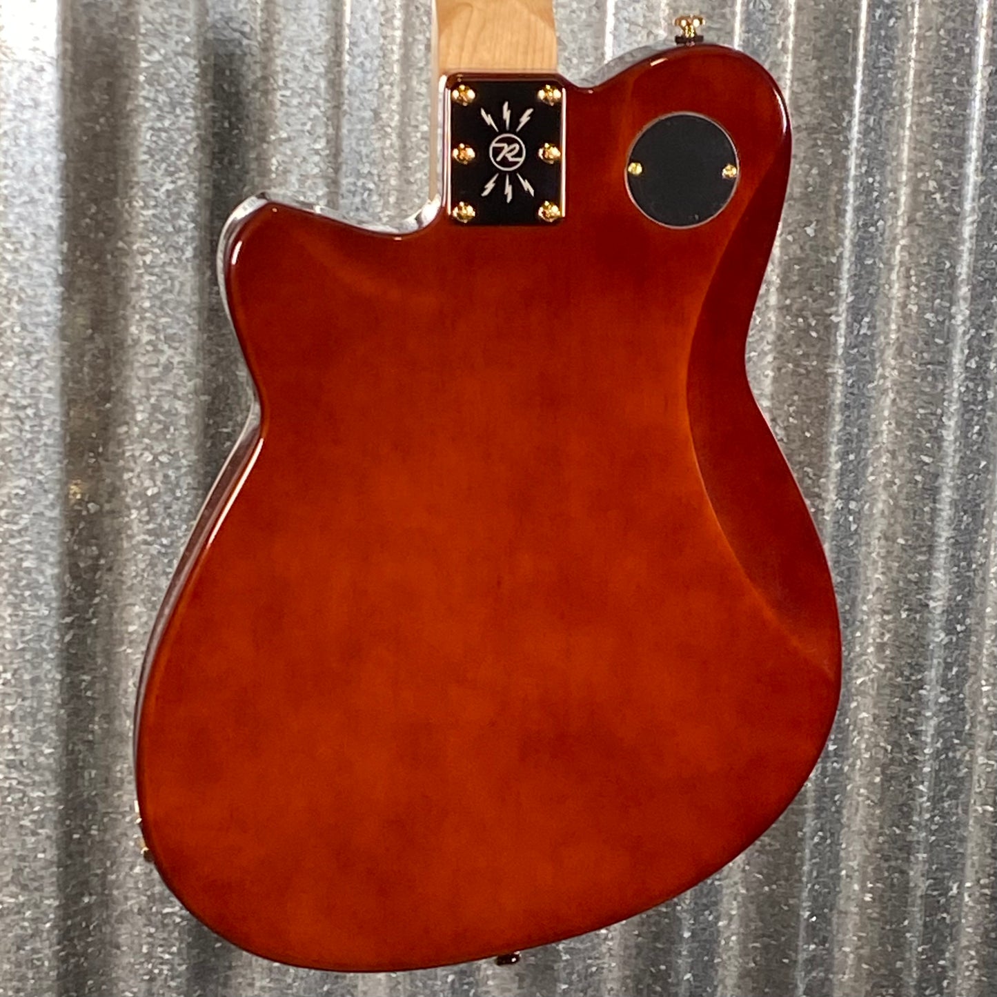 Reverend Charger RA FM Coffee Burst Flame Guitar #65928