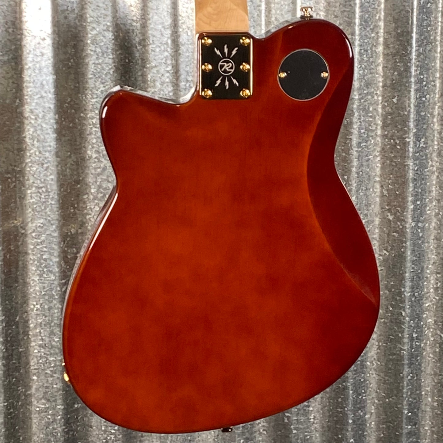 Reverend Charger RA FM Coffee Burst Flame Guitar #65926