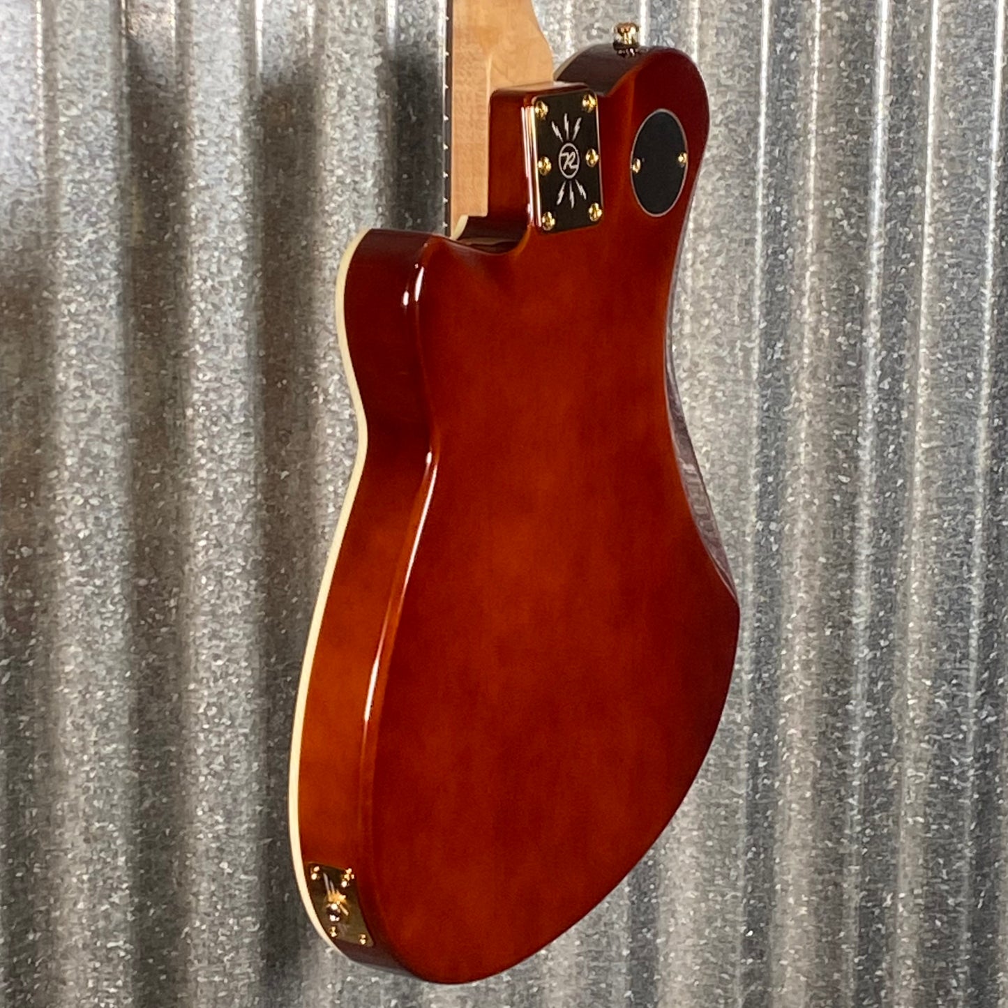 Reverend Charger RA FM Coffee Burst Flame Guitar #65926