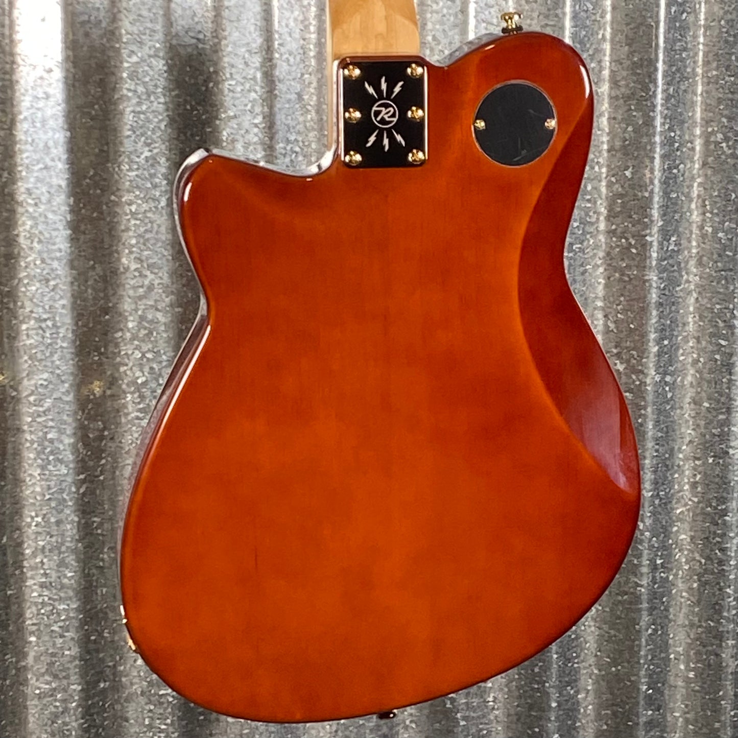 Reverend Charger RA FM Coffee Burst Flame Guitar #67638