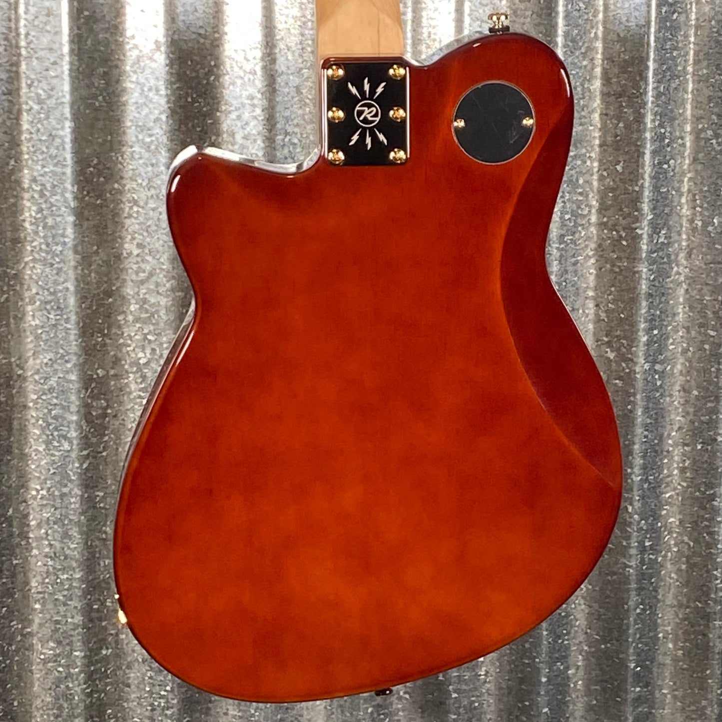 Reverend Charger RA FM Coffee Burst Flame Guitar #65930