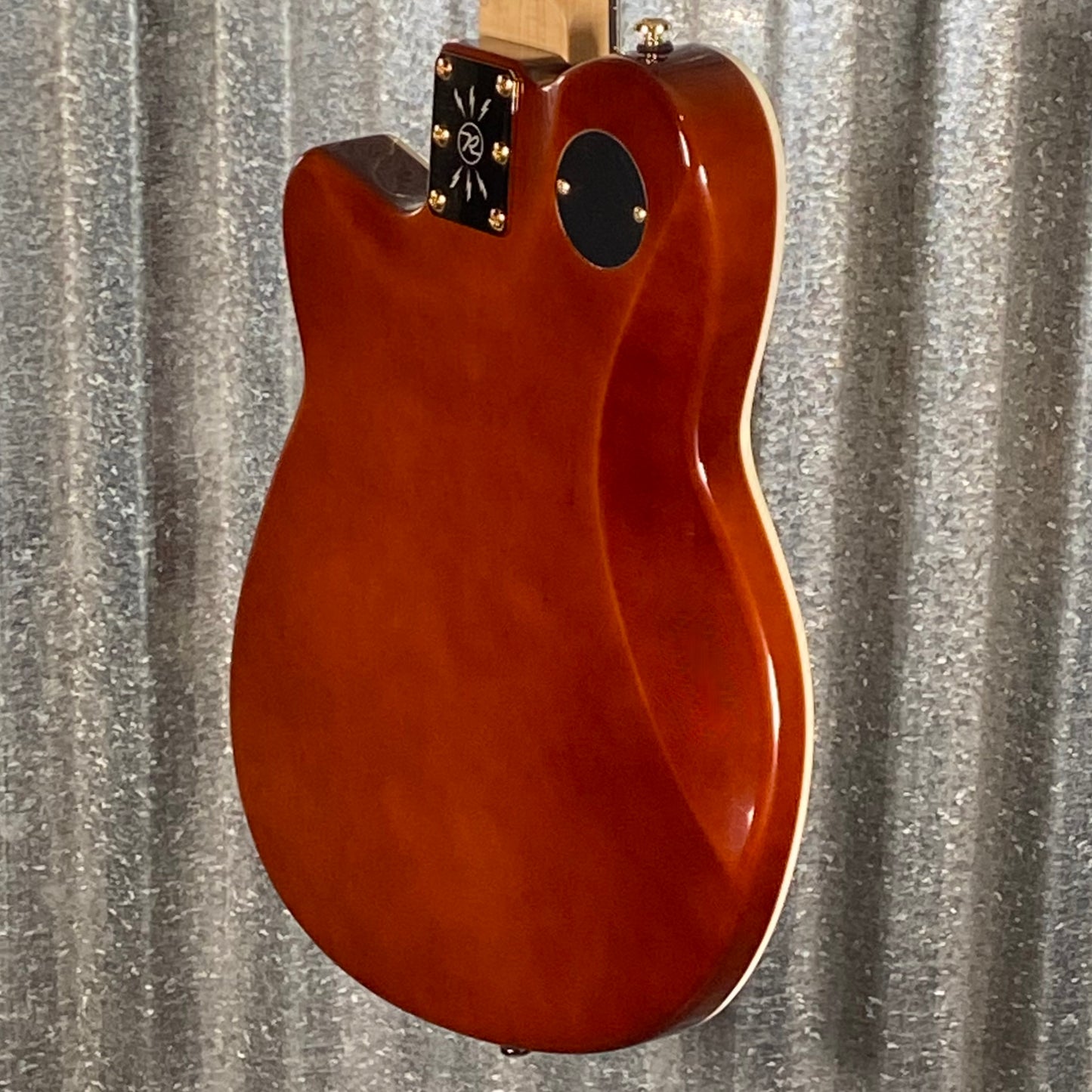 Reverend Charger RA FM Coffee Burst Flame Guitar #67630