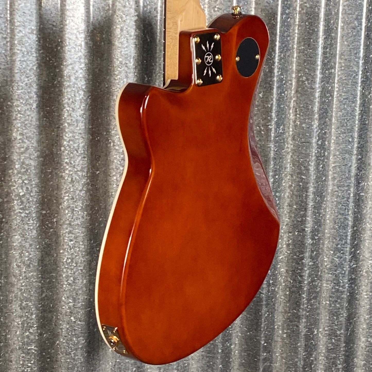 Reverend Charger RA FM Coffee Burst Flame Guitar #67630