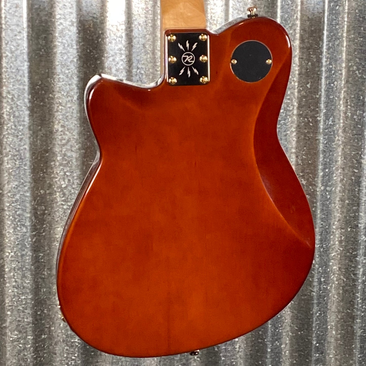 Reverend Charger RA FM Coffee Burst Flame Guitar #67637