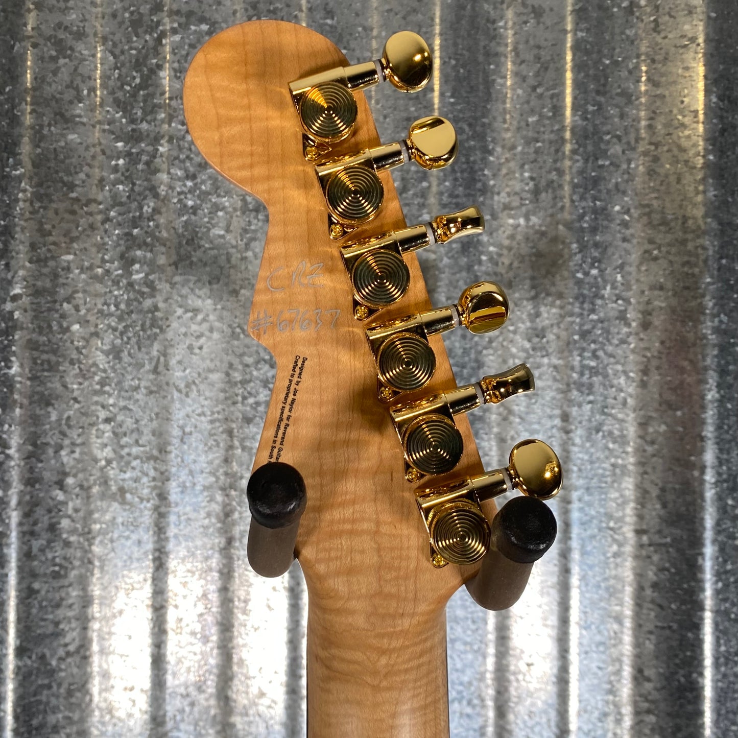 Reverend Charger RA FM Coffee Burst Flame Guitar #67637