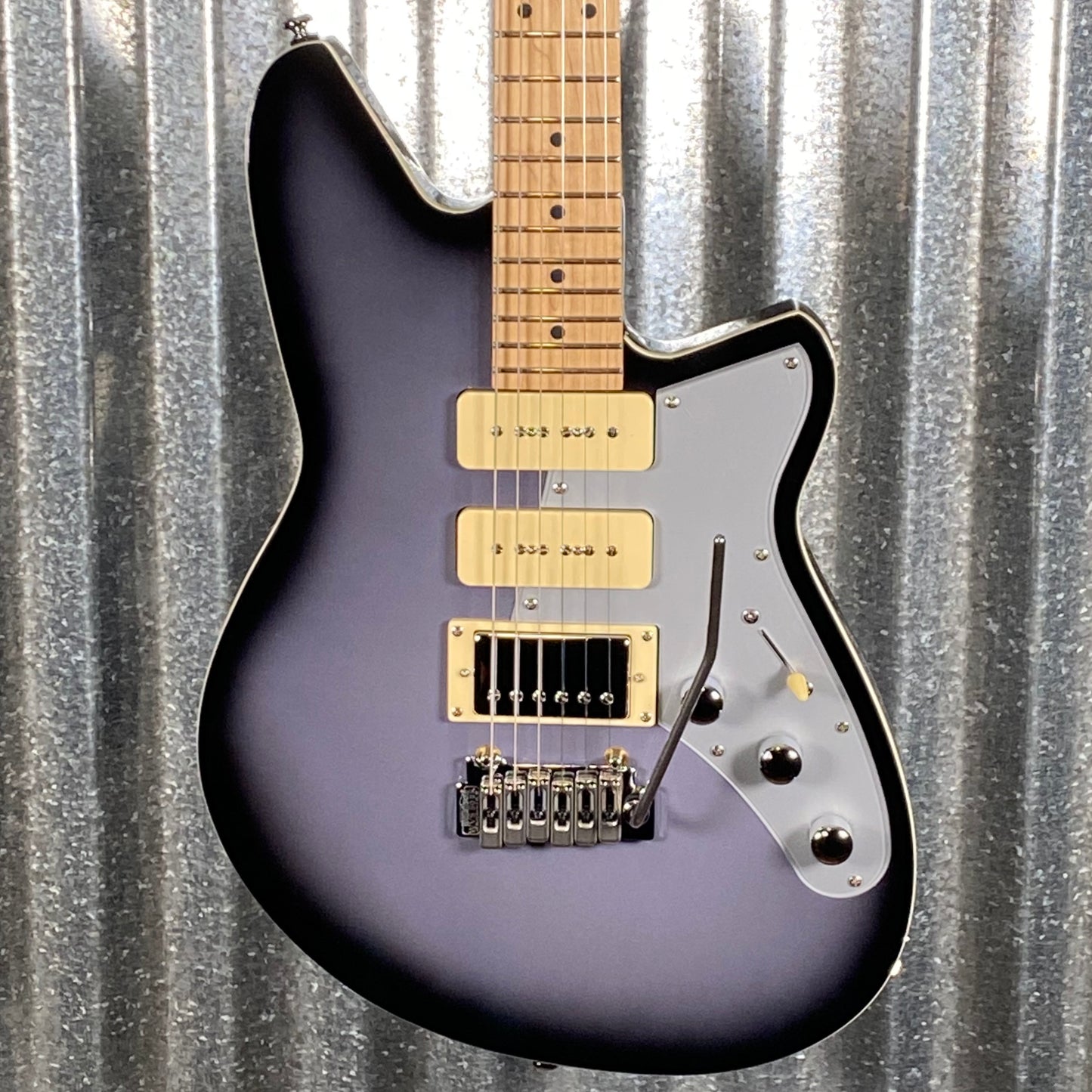 Reverend Six Gun HPP Periwinkle Burst Guitar #61656