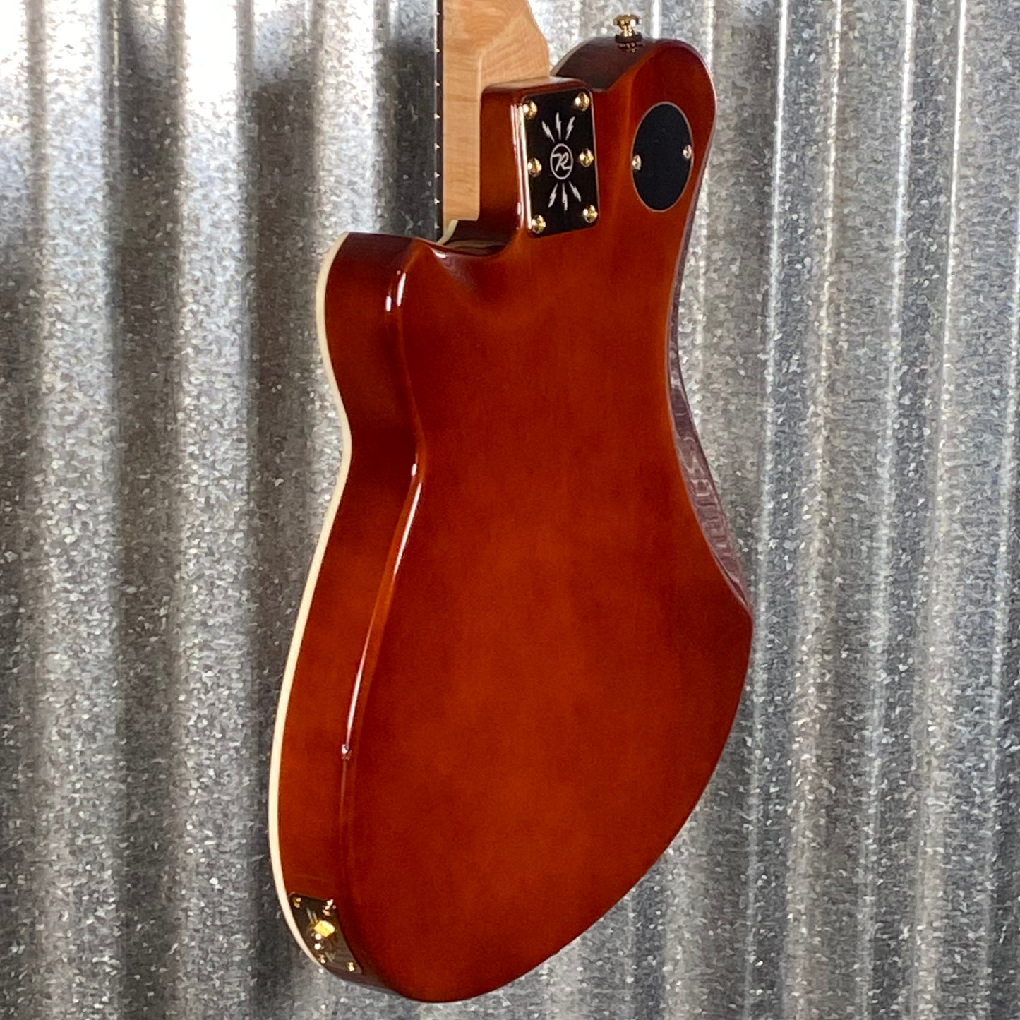 Reverend Charger RA FM Coffee Burst Flame Guitar #67635