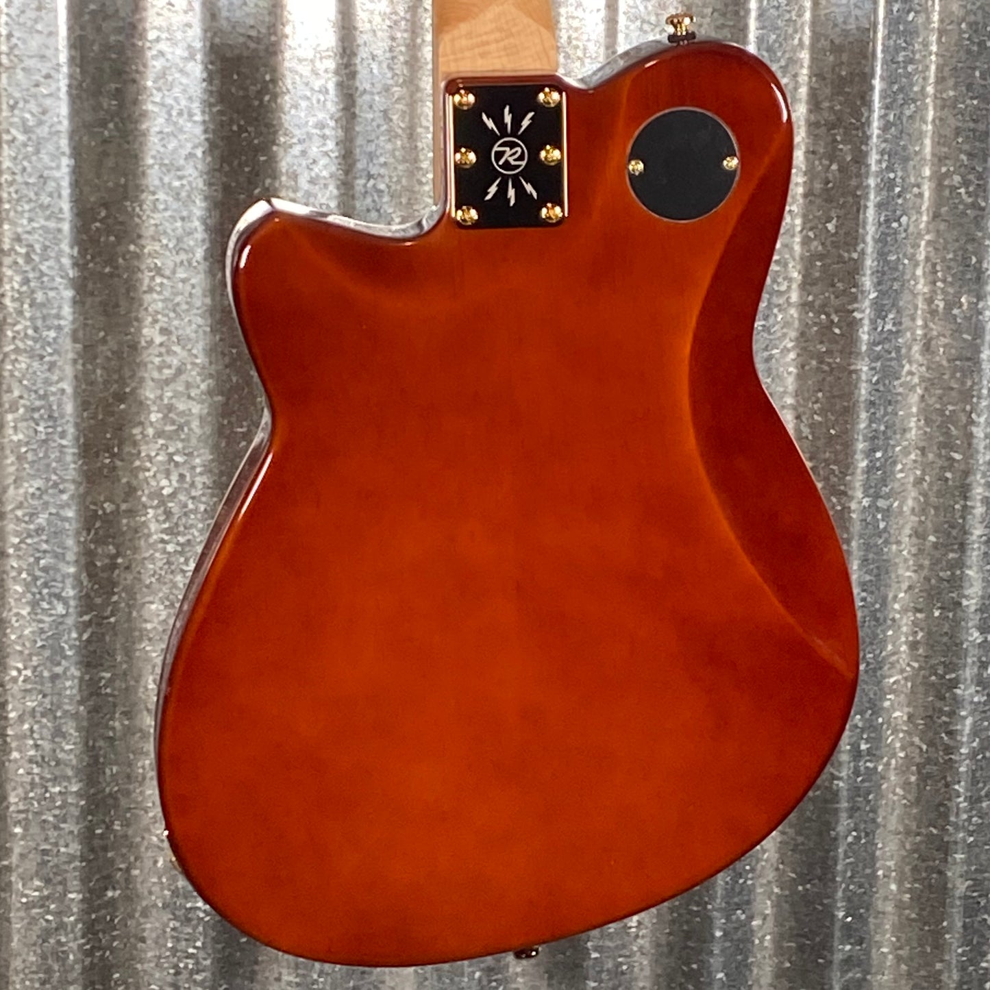 Reverend Charger RA FM Coffee Burst Flame Guitar #67635