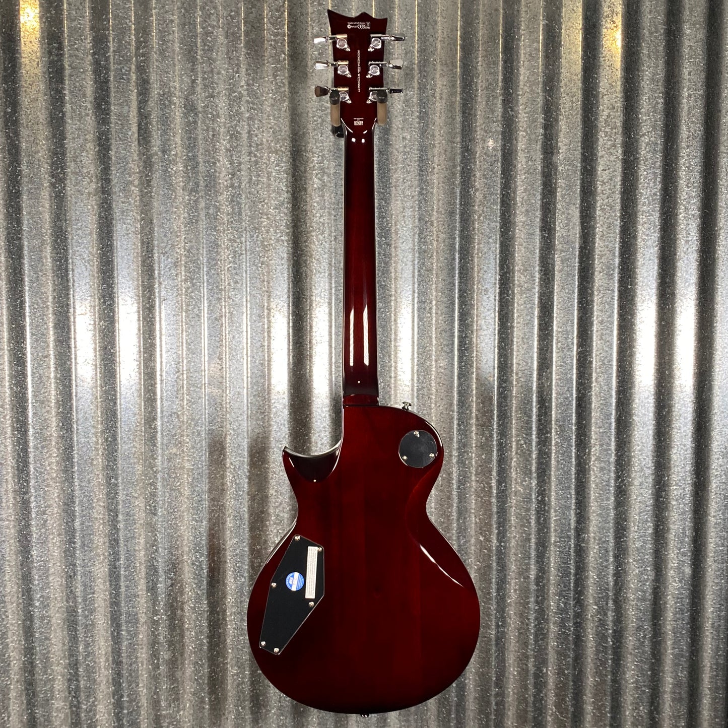 ESP LTD EC-256 Flame Dark Brown Sunburst Guitar LEC256FMDBSB #0677 Used