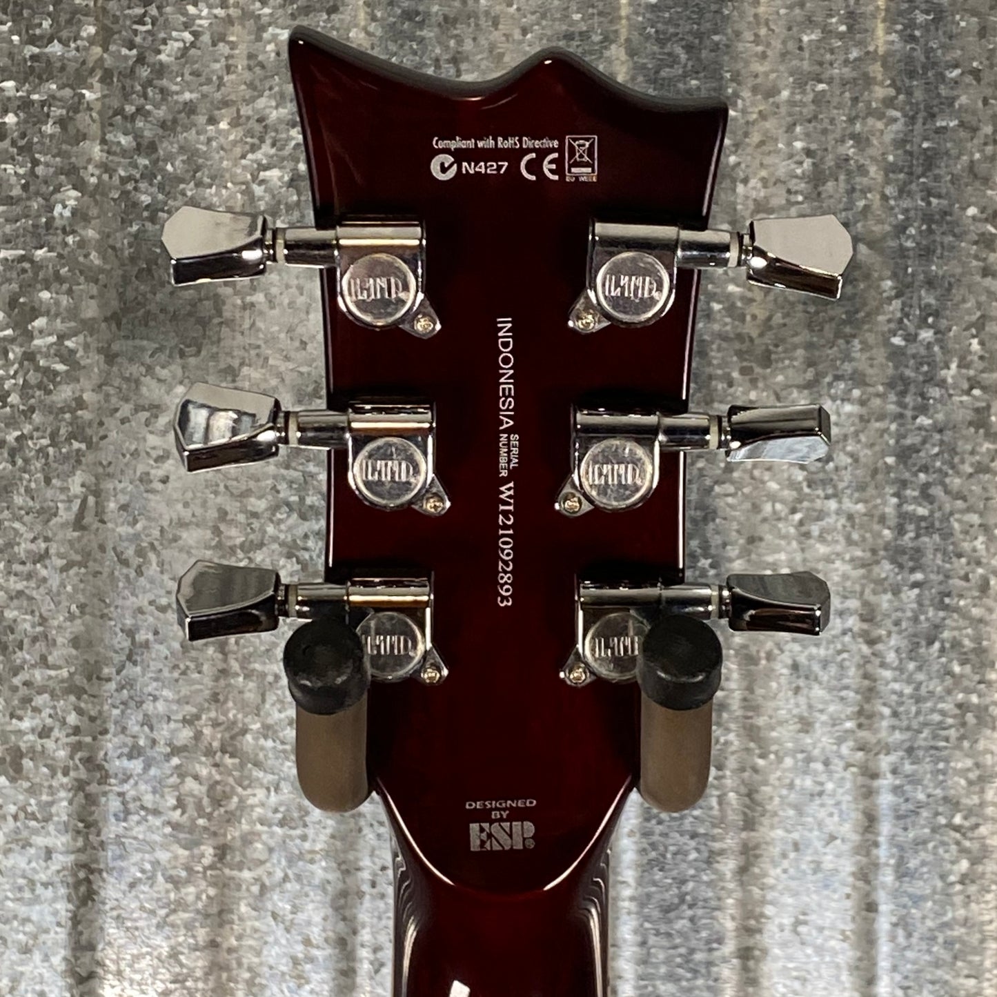 ESP LTD EC-256 Flame Dark Brown Sunburst Guitar LEC256FMDBSB #2893 Used