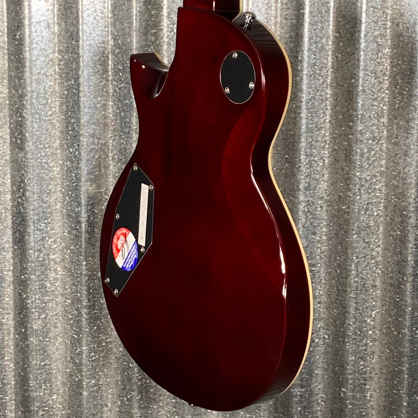 ESP LTD EC-256 Flame Dark Brown Sunburst Guitar LEC256FMDBSB #0670 Used